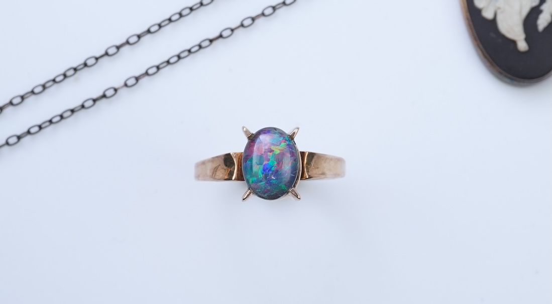 A large collection of jewels